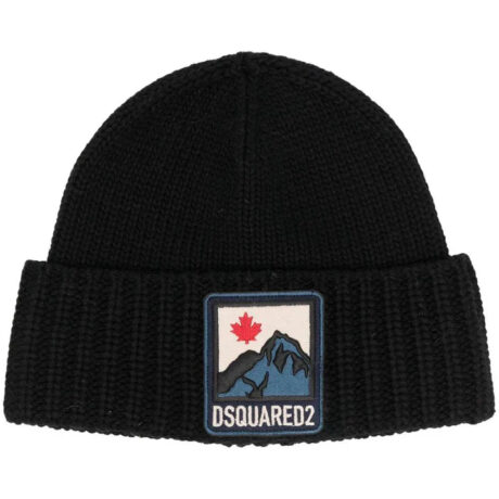 Dsquared2 Mountain Black Beanie