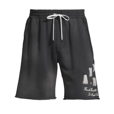 Amiri Black Short Pants