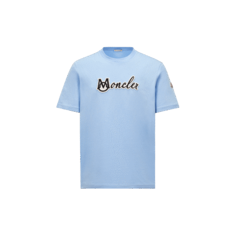 Moncler Light Blue Varsity T-Shirt