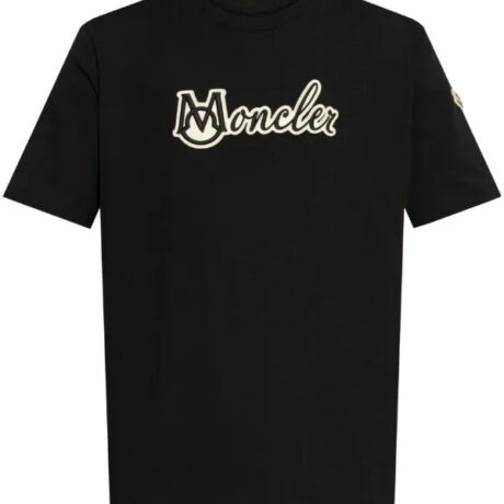 Moncler Black Varsity T-Shirt