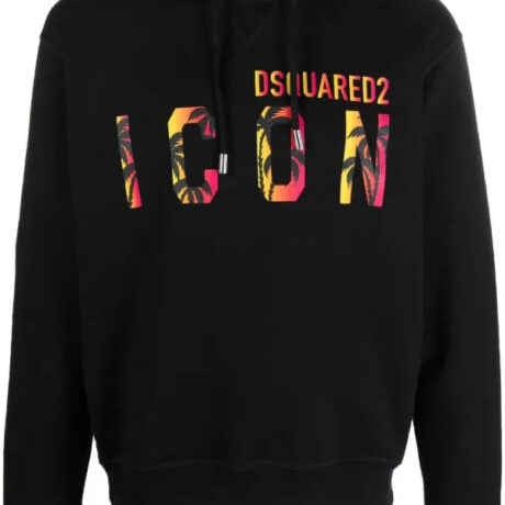 Dsquared2 Tropical Black Hoodie