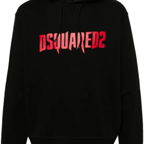 Dsquared2 Red Printed Hoodie