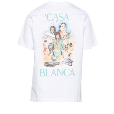 Casablanca White Men Cotton T-Shirt