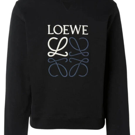 Loewe Anagram Black Sweatshirt