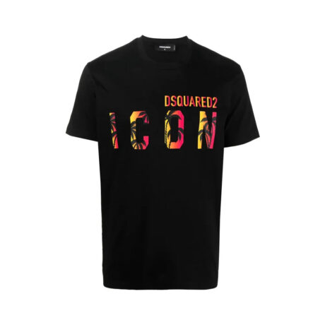 Dsquared2 Tropical Black T-Shirt