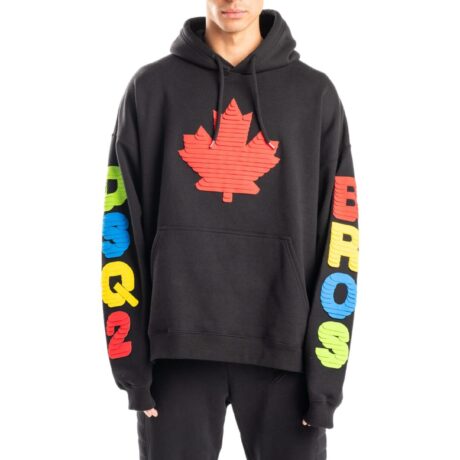 Dsquared2 Leaf Crazy Black Hoodie