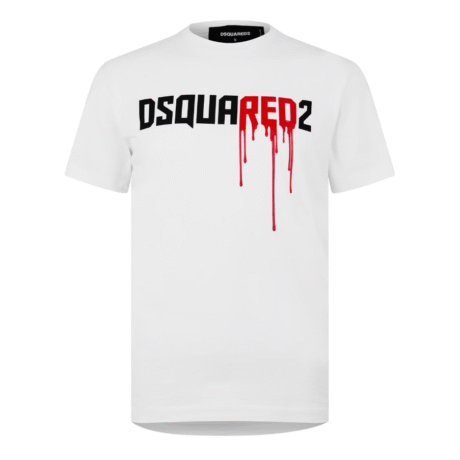 Dsquared2 White Blood T-Shirt