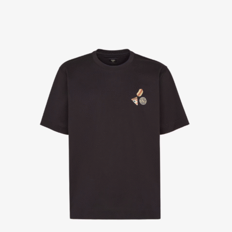 Fendi Patch in Black T-Shirt
