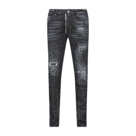 Dsquared2 Jeans Black Zipped
